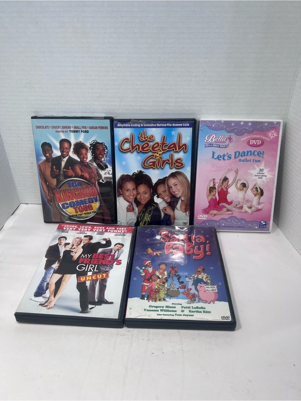 Kids & Family DVD Bundle - Pink, Blue, Black Covers